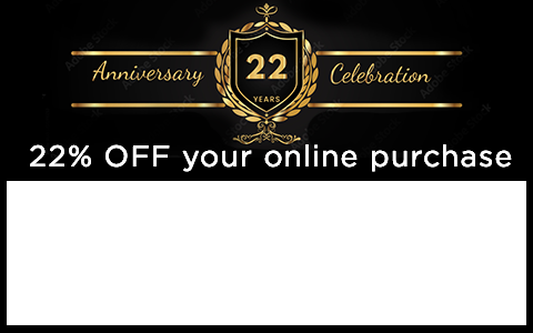 Celebrate our 22nd Anniversary!